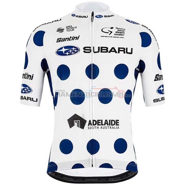 Abbigliamento Ciclismo Subaru Lider Manica Corta 2020 Bianco Blu